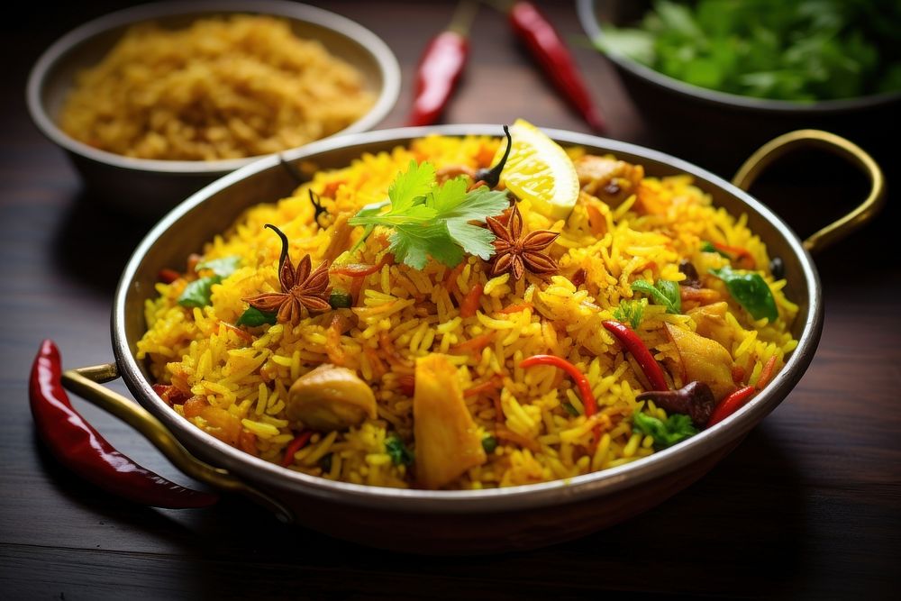 Paella food ingredient vegetable.